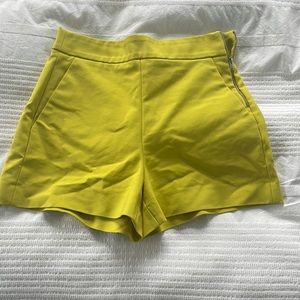 Zara Yellow Shorts